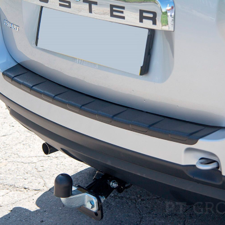 Накладка на задний бампер (ABS) RENAULT Duster (2012-2020) купить недорого с доставкой в Красноярск