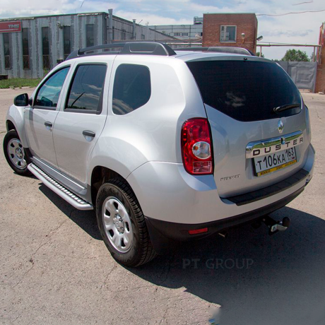 Накладка на задний бампер (ABS) RENAULT Duster (2012-2020) купить недорого с доставкой в Красноярск