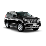 Защита переднего бампера двойная с пластинами d63/63мм (НПС) Toyota Land Cruiser Prado 150 (2013-2016 г.в.) купить недорого с доставкой в Красноярск