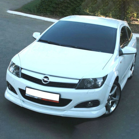 Накладка (юбка) переднего бампера "GT" для Opel Astra H (3D, 5D) купить недорого с доставкой в Красноярск