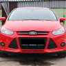 Накладки на фары (реснички) узкие var №2 для Ford Focus 3 (2012-2014) купить недорого с доставкой в Красноярск