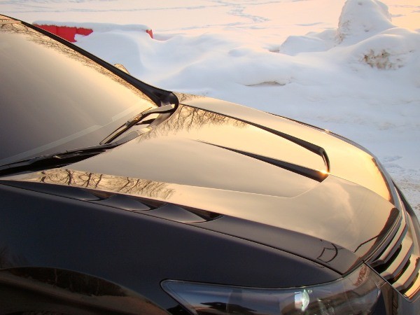 Капот пластиковый "Agressive Sport" var №2 для Honda Accord VIII (2008-2013) купить недорого с доставкой в Красноярск