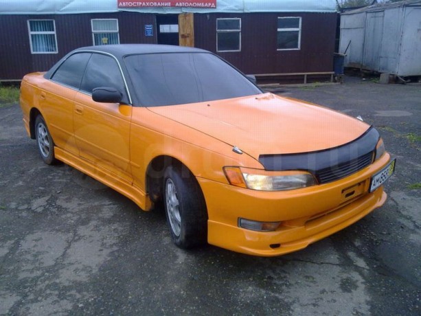 Накладка на передний бампер "Aero Magic" Toyota Mark II (90) купить недорого с доставкой в Красноярск