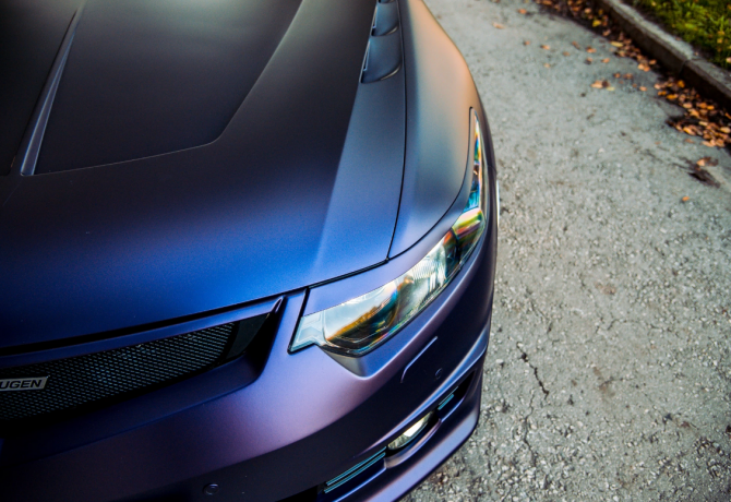 Капот пластиковый "Agressive Air" var №3 для Honda Accord VIII (2008-2013) купить недорого с доставкой в Красноярск