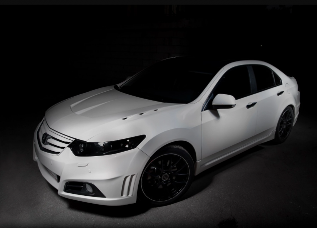 Капот пластиковый "Agressive Air" var №3 для Honda Accord VIII (2008-2013) купить недорого с доставкой в Красноярск
