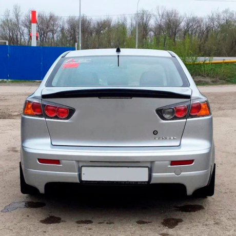 Лип спойлер "Утиный хвост" Mitsubishi Lancer 10 (2007-2016 г.в.) купить недорого с доставкой в Красноярск