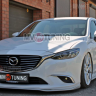 Сплиттер передний под стандартный бампер для Mazda 6 (2013-н.в.) купить недорого с доставкой в Красноярск