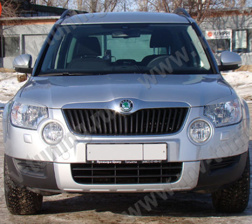 Накладки на фары (реснички) для Skoda Yeti (2009-2012) купить недорого с доставкой в Красноярск