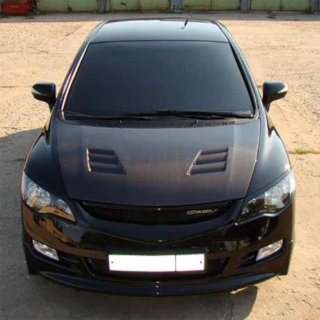 Бампер передний "INGS Extreem" для Honda Civic 4D (2006-2012) купить недорого с доставкой в Красноярск