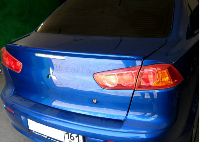 Лип-Спойлер "Элегант" для Mitsubishi Lancer X (2007-2016) купить недорого с доставкой в Красноярск