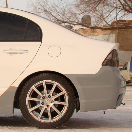 Бампер задний "INGS Extreem" для Honda CIVIC 4D (2006-2012) купить недорого с доставкой в Красноярск