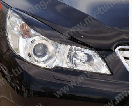 Накладки на фары (реснички) для Subaru Outback (4th generation)/Legacy (5th generation)(2009-2014) купить недорого с доставкой в Красноярск