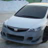 Боковые рассекатели переднего бампера "INGS Extreem" для Honda Civic 4d (2006-2012) купить недорого с доставкой в Красноярск