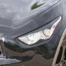 Накладки на фары (реснички) var №1 для Infiniti FX (2nd generation)(2008-2013) купить недорого с доставкой в Красноярск