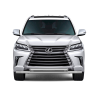 Защита переднего бампера двойная d63/63мм (НПС) LEXUS 450D (2015-н.в.) купить недорого с доставкой в Красноярск