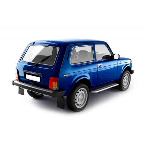 Защита порогов с алюм. площадкой d51мм (НПС) L@DA "4х4 2121" 1995-/ "4x4 URBAN" 2015- купить недорого с доставкой в Красноярск