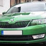 Спойлер переднего бампера (под покраску) для Skoda Rapid (2012-н.в.) купить недорого с доставкой в Красноярск