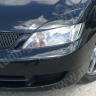 Накладки на фары (реснички) широкие var №2 для Mitsubishi Lancer IX (2004-2007) купить недорого с доставкой в Красноярск