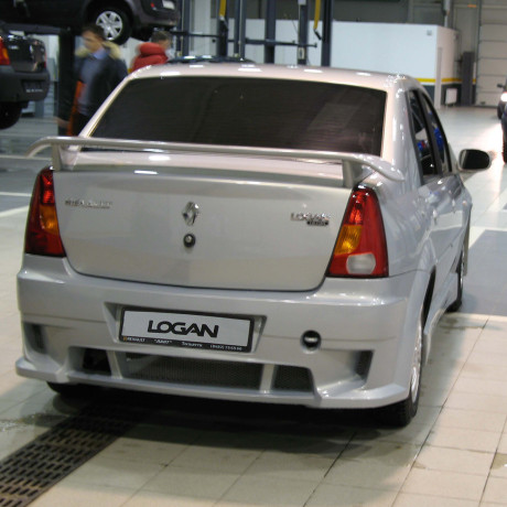Бампер задний "Power DM 2" Renault Logan купить недорого с доставкой в Красноярск